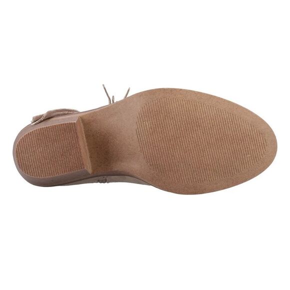 Rocket Dog Womens/Ladies Yankee Tassel Cowboy Boots / Taupe